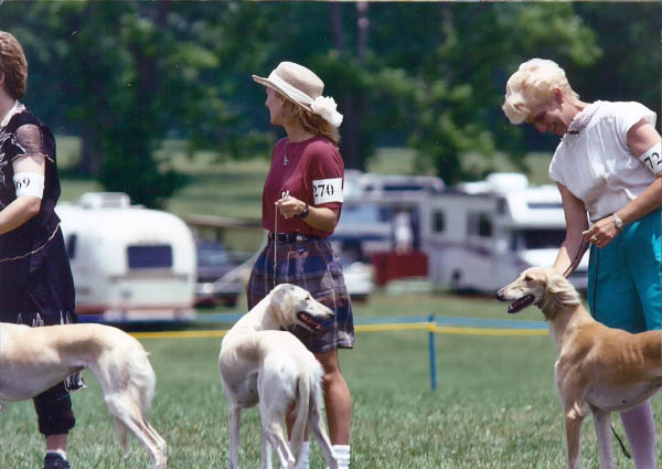 Kathy and Isis in the ring at National