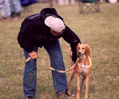 Jeff with Mulan Waiting to Run