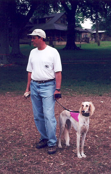 Jeff and Winters waiting to run